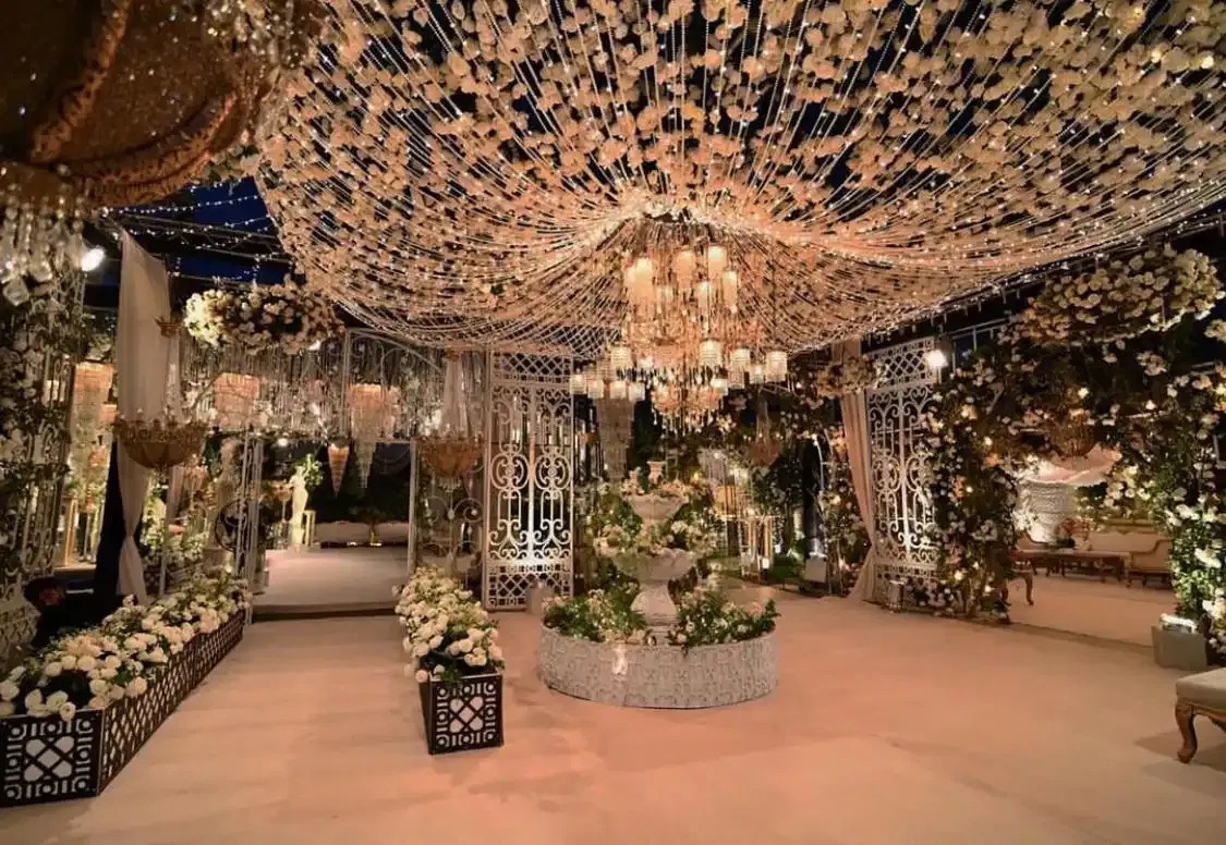 mehndi stage setup 2 by Daisy Dot Events