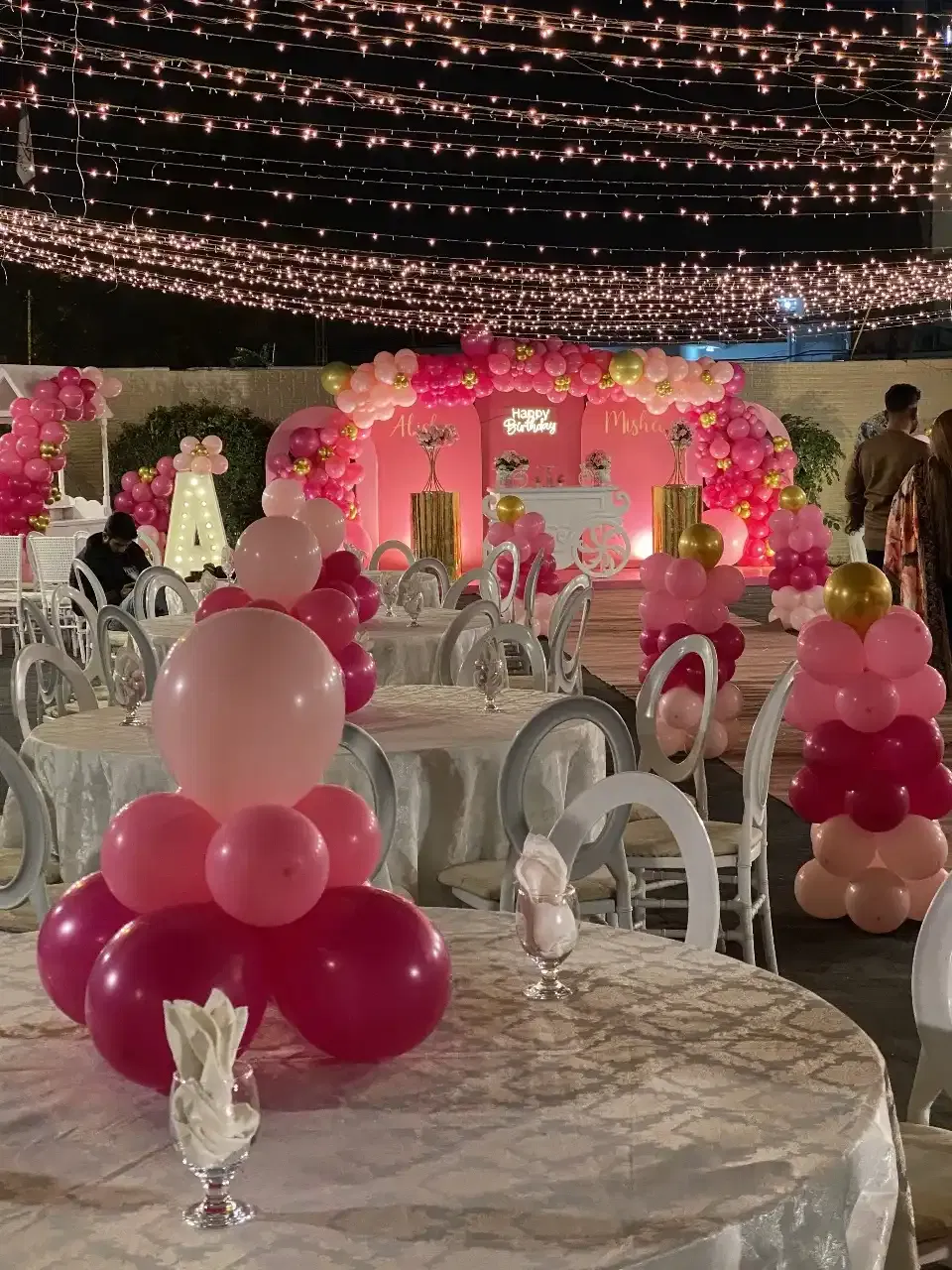 mehndi stage setup 2 by Joy Planner