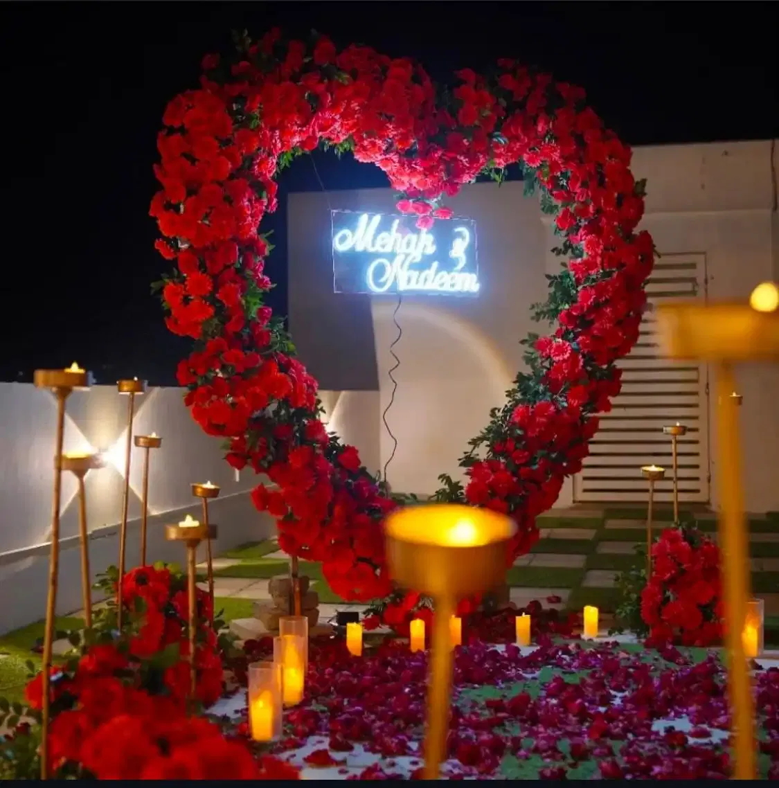 mehndi stage setup 2 by Sarah Event Planners