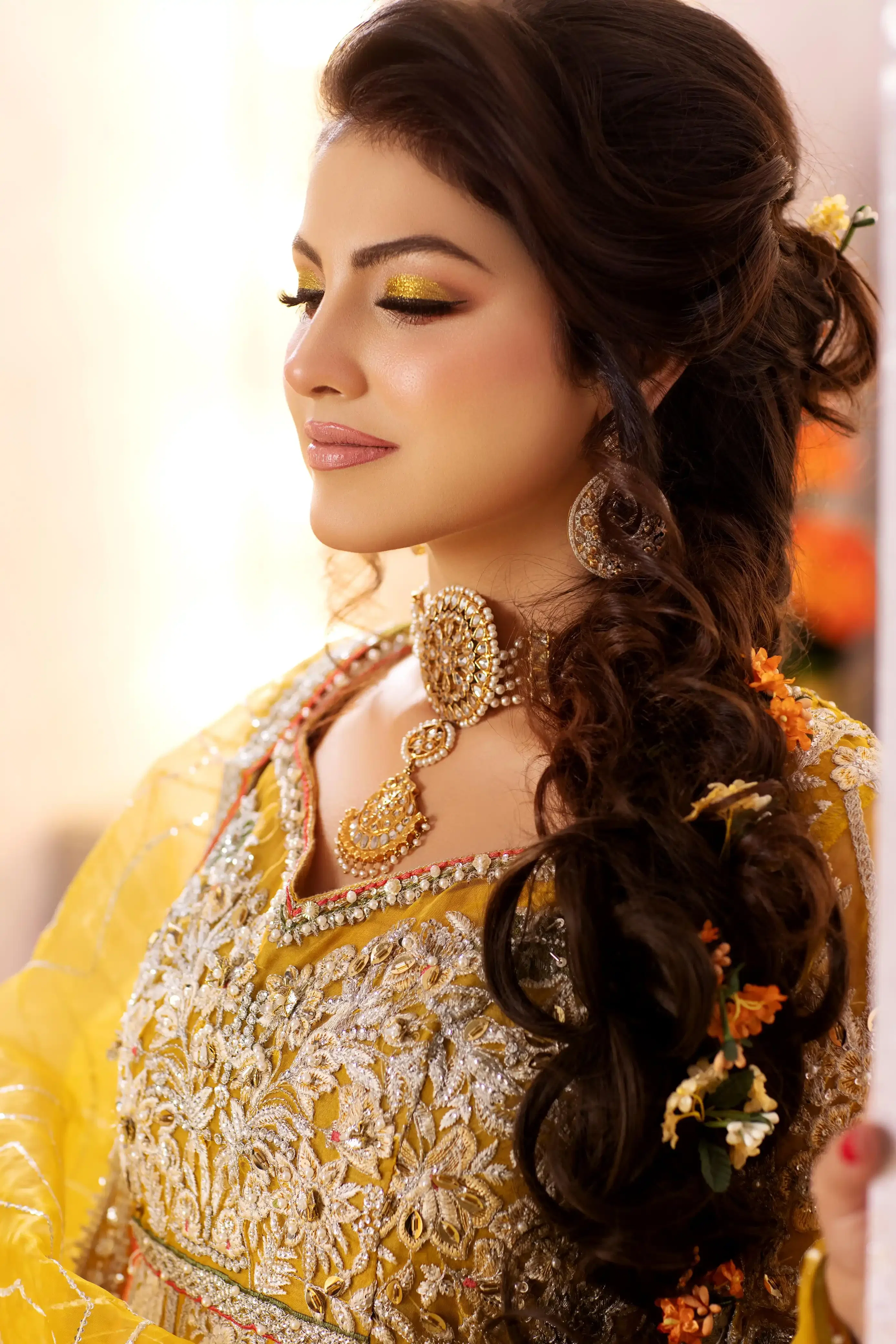 bridal makeup look 1 by Nadia Hussain Salon Lahore