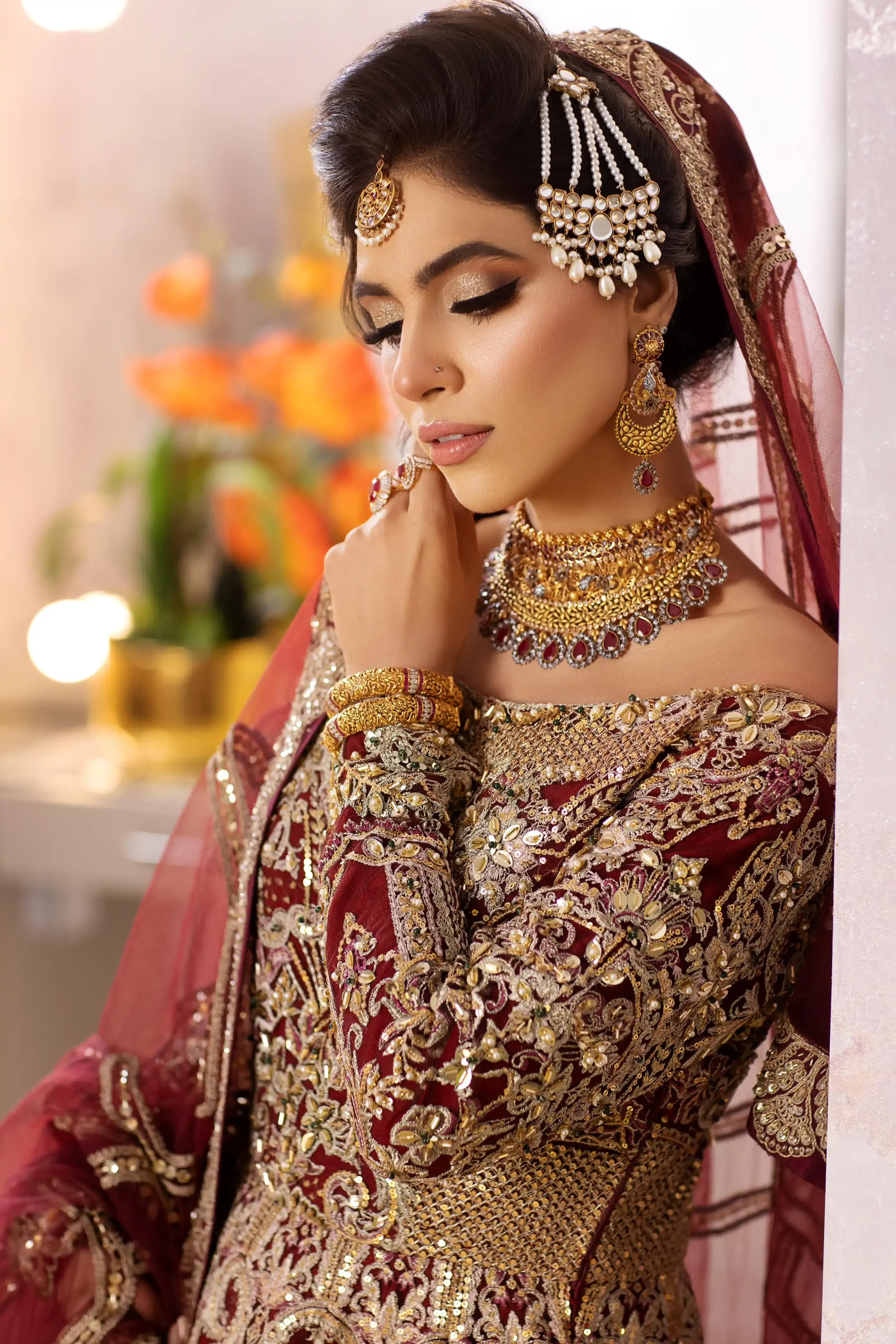 soft glam makeup 5 by Nadia Hussain Salon Lahore