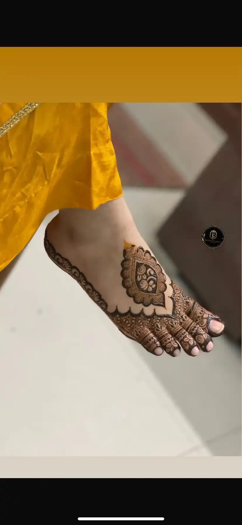 Pakistani mehndi design 4 by Mehndi By Bisma