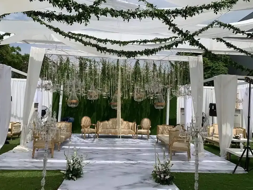 indoor banquet lighting 5 by Bahria Auditorium
