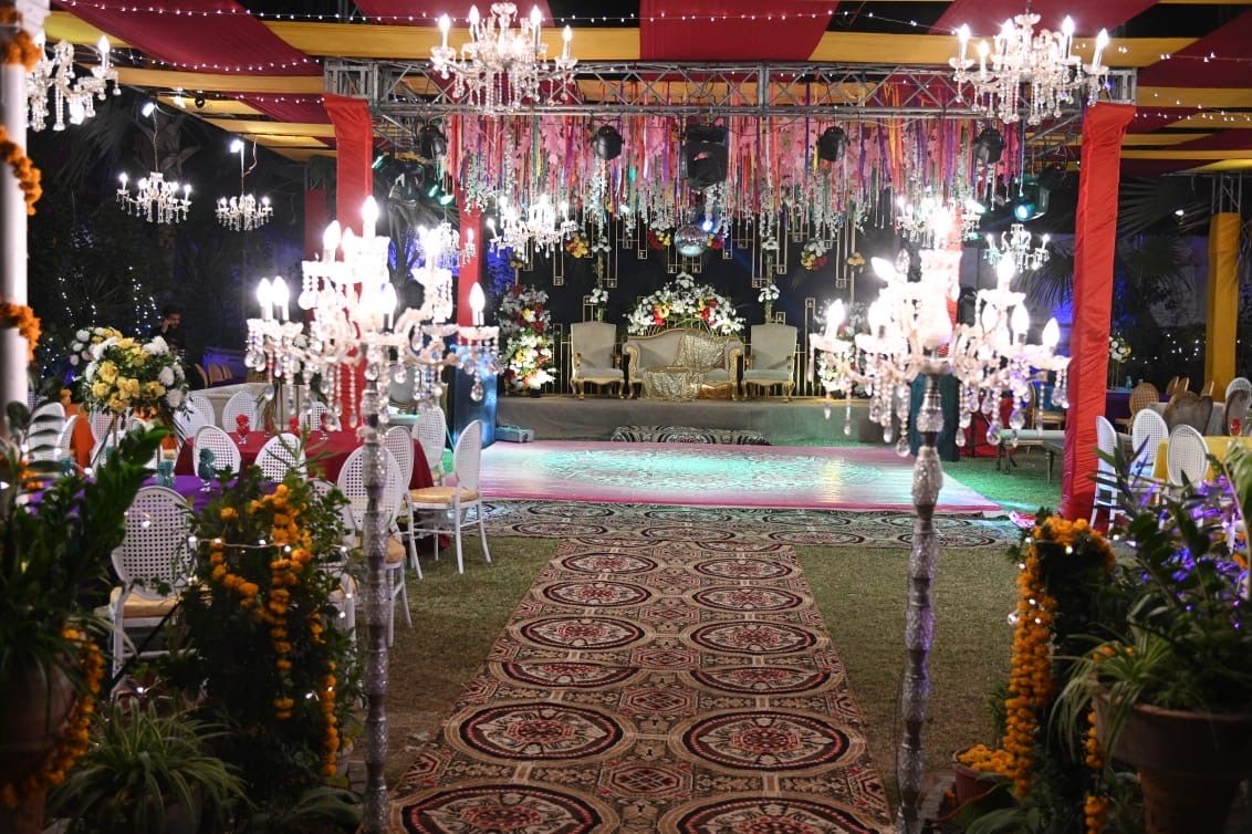 indoor banquet lighting 5 by Clifton Private Lawn