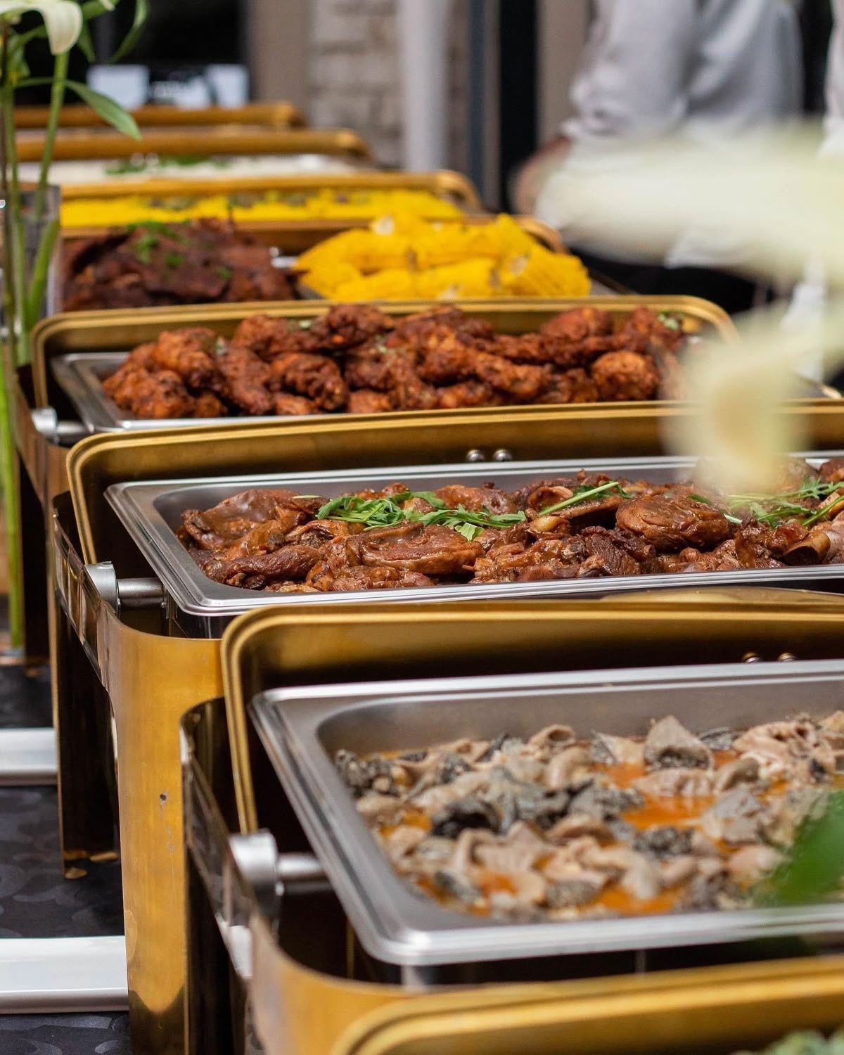 barat food arrangement 2 by Decency Caterers