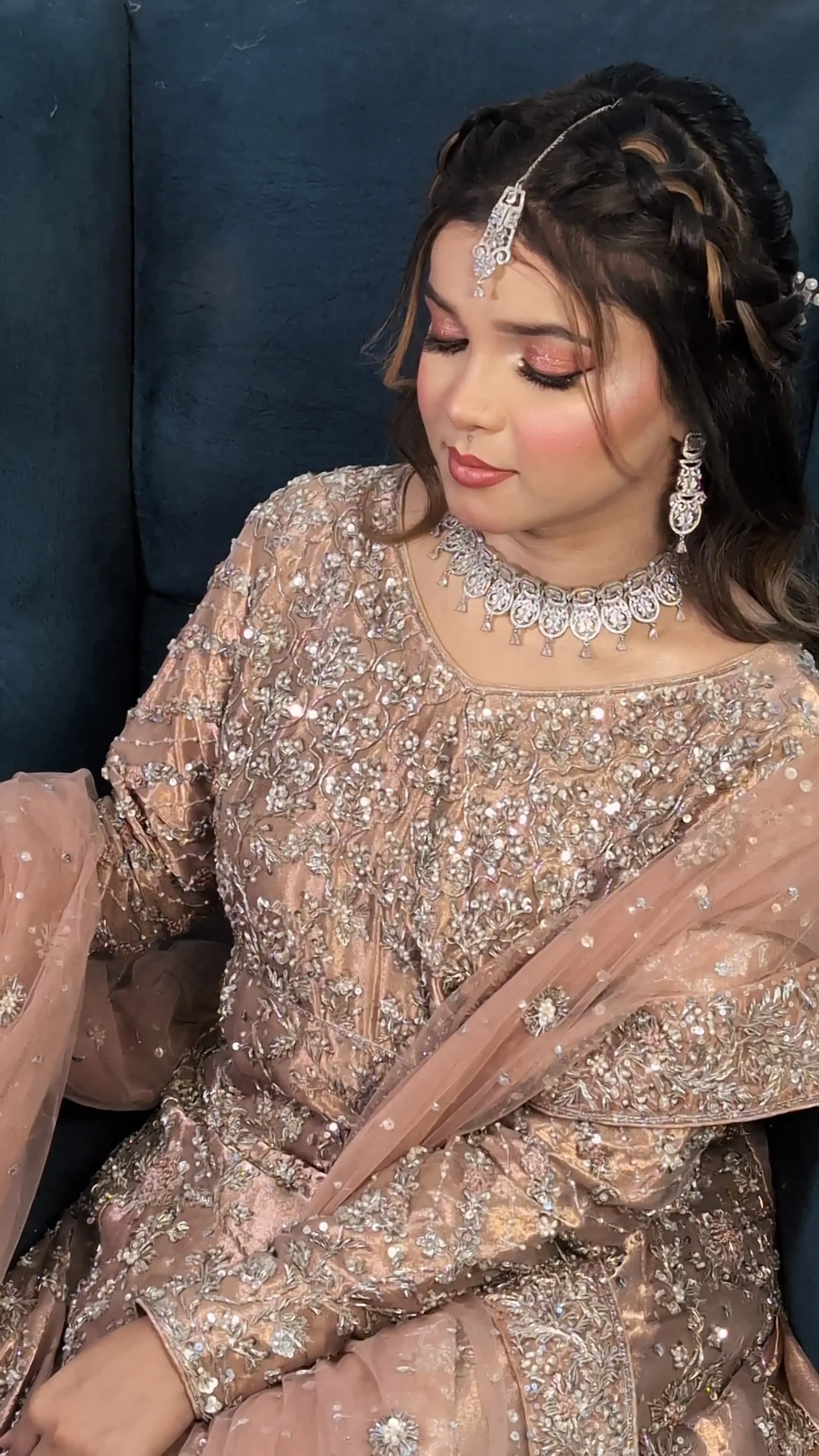 bridal makeup look 1 by Glam Up Salon and Spa