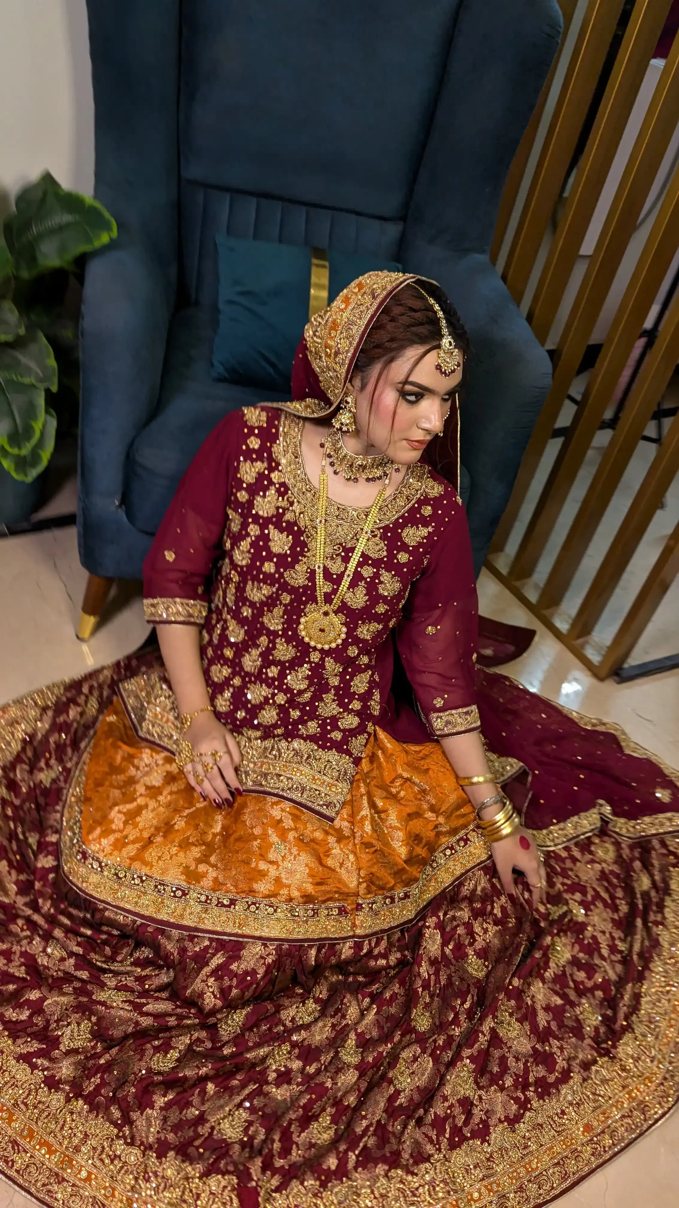 barat bridal look 2 by Glam Up Salon and Spa