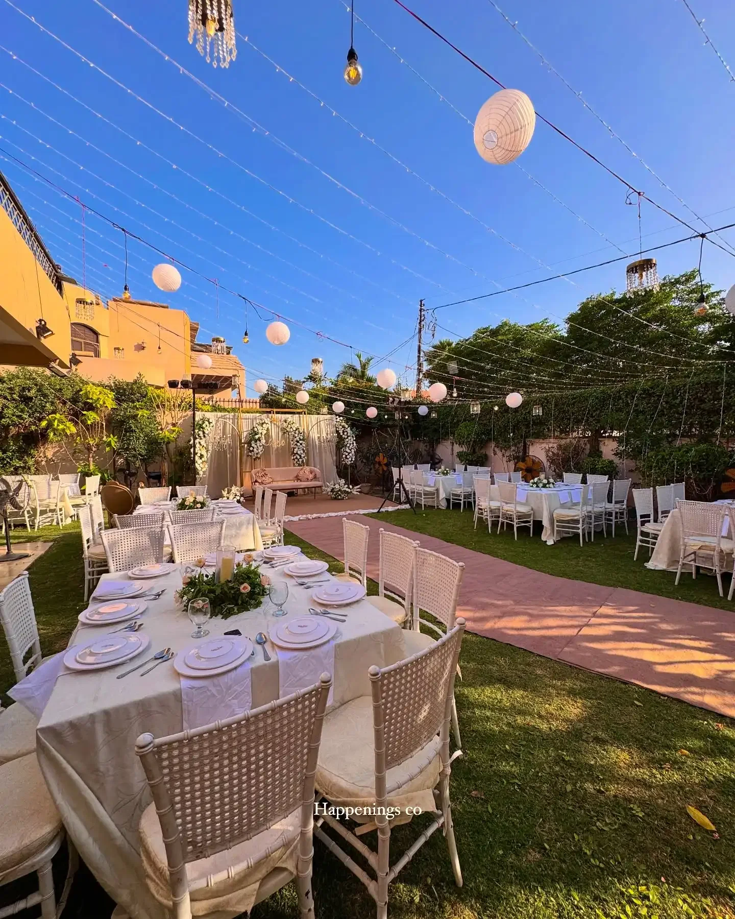 buffet catering setup 1 by Happenings.co Catering