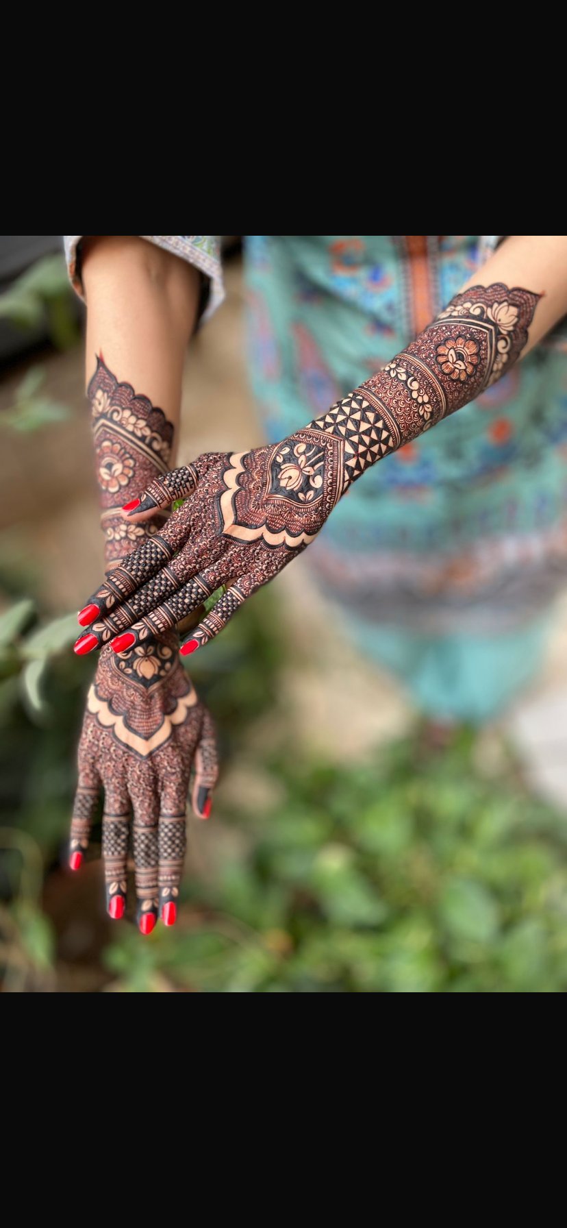 finger mehndi style 1 by Henna Creations by Jojo