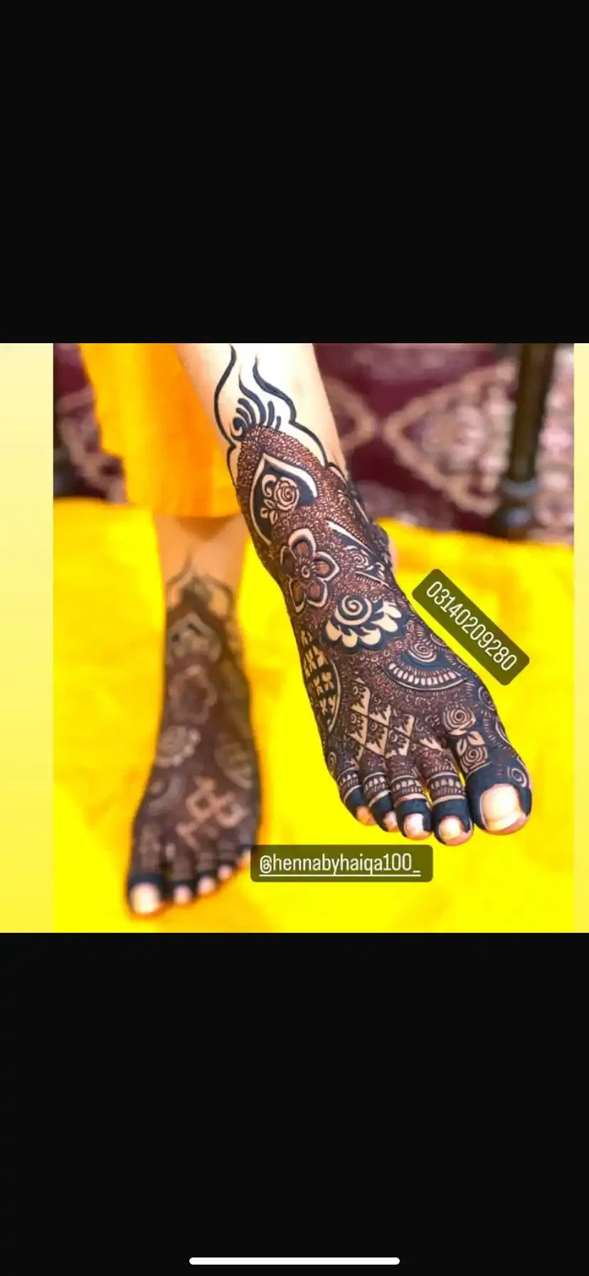 finger mehndi style 1 by Henna by Haiqa