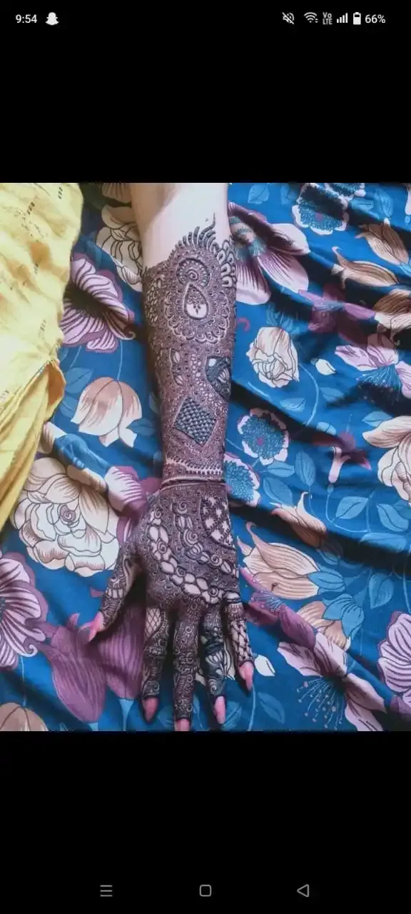 full hand mehndi 3 by Hira Henna Artist