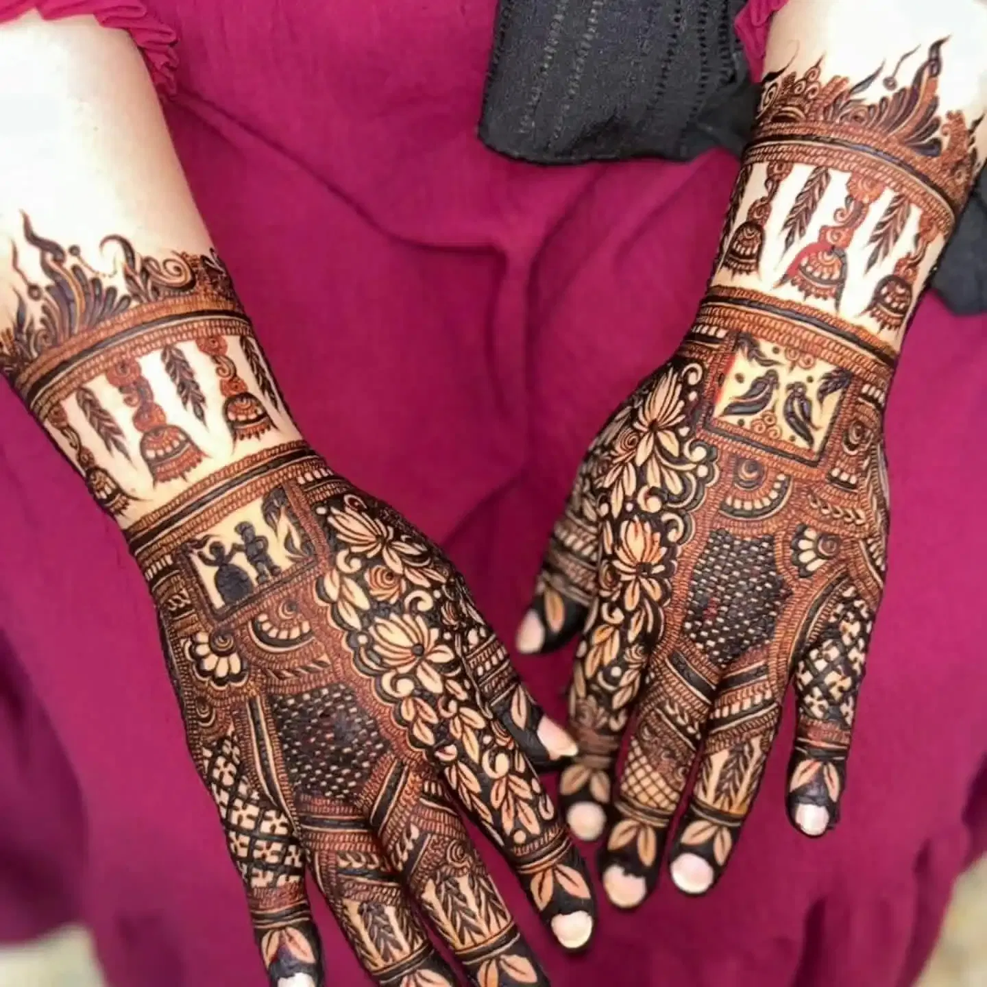 feet mehndi pattern 5 by Hira Henna Artist