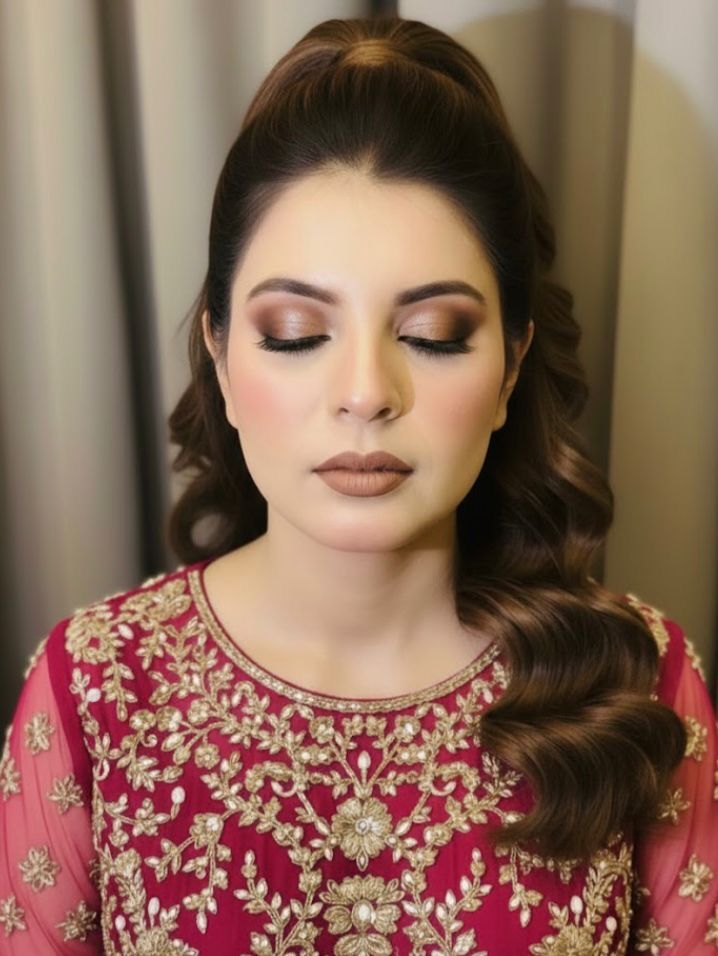 mehndi makeup 3 by Makeup by Laiba Studio