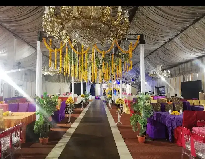 themed wedding stage 2 by Marhaba Marquee