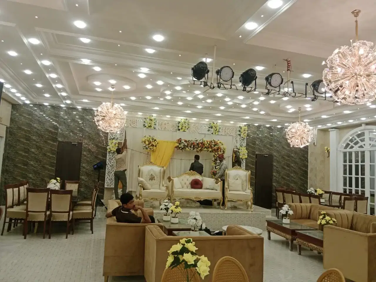outdoor wedding setup 3 by Monal Events Ballroom