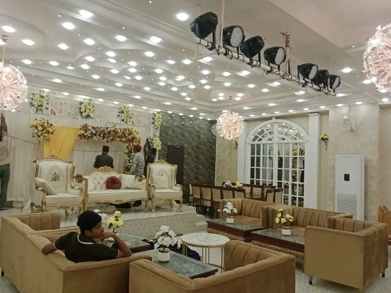 indoor banquet lighting 5 by Monal Events Ballroom