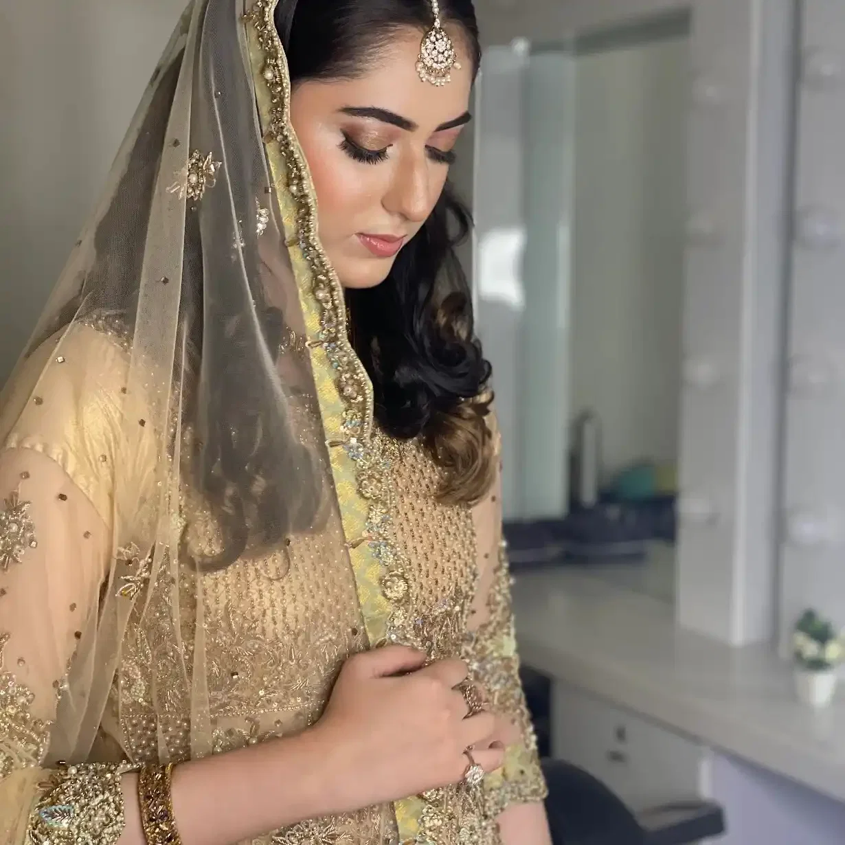 bridal makeup look 1 by Nisha Beauty Salon