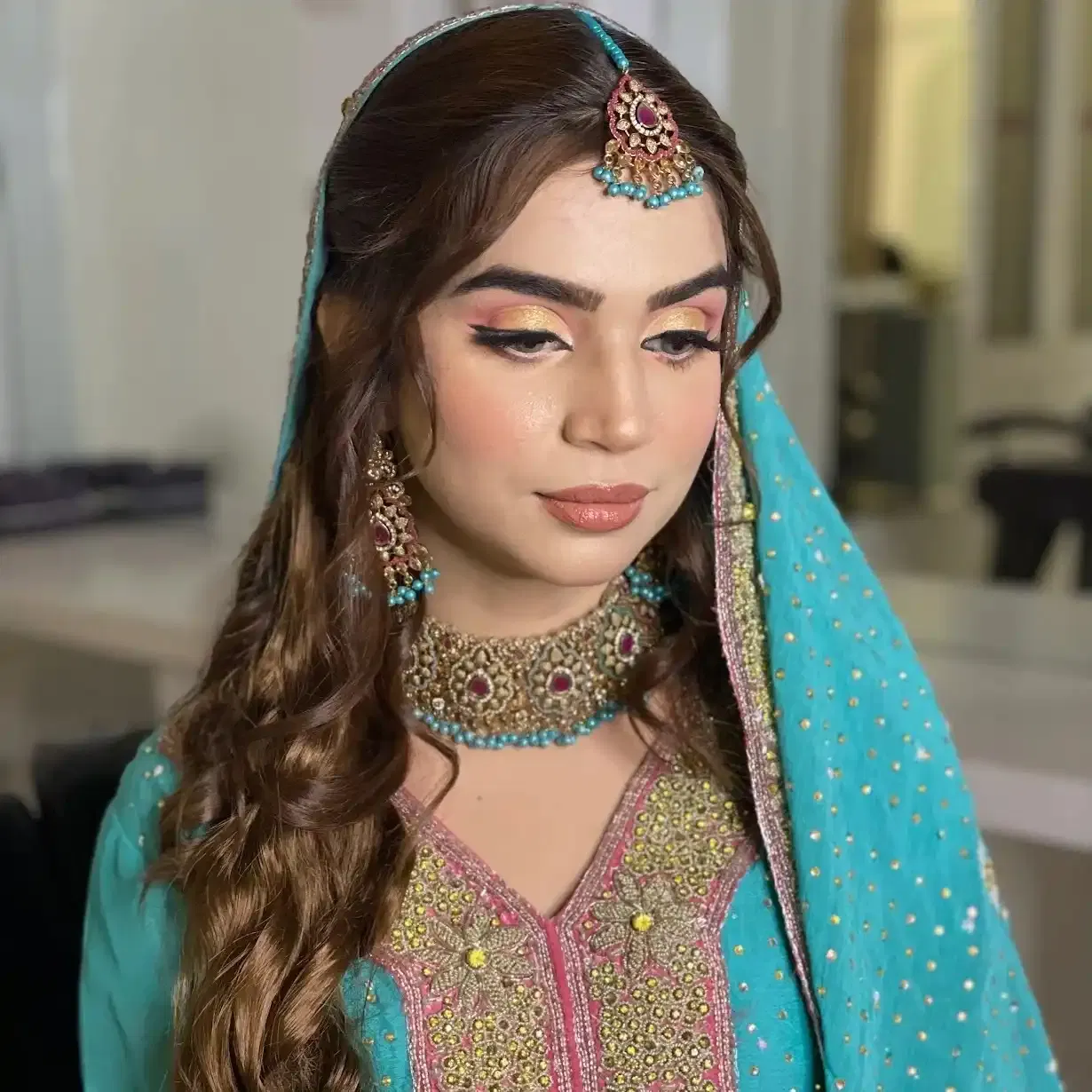 barat bridal look 2 by Nisha Beauty Salon