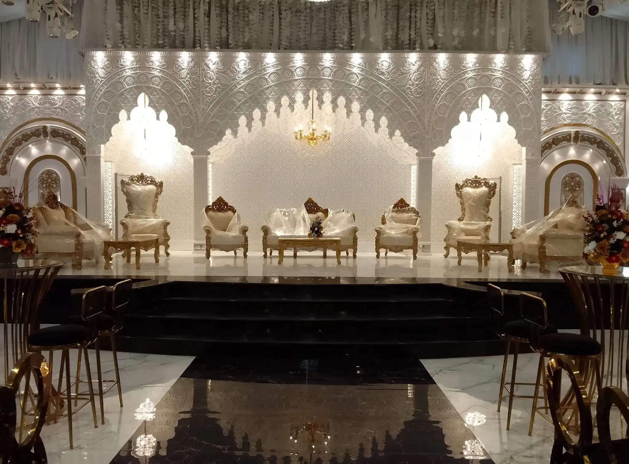 indoor banquet lighting 5 by Rajasthan Palace