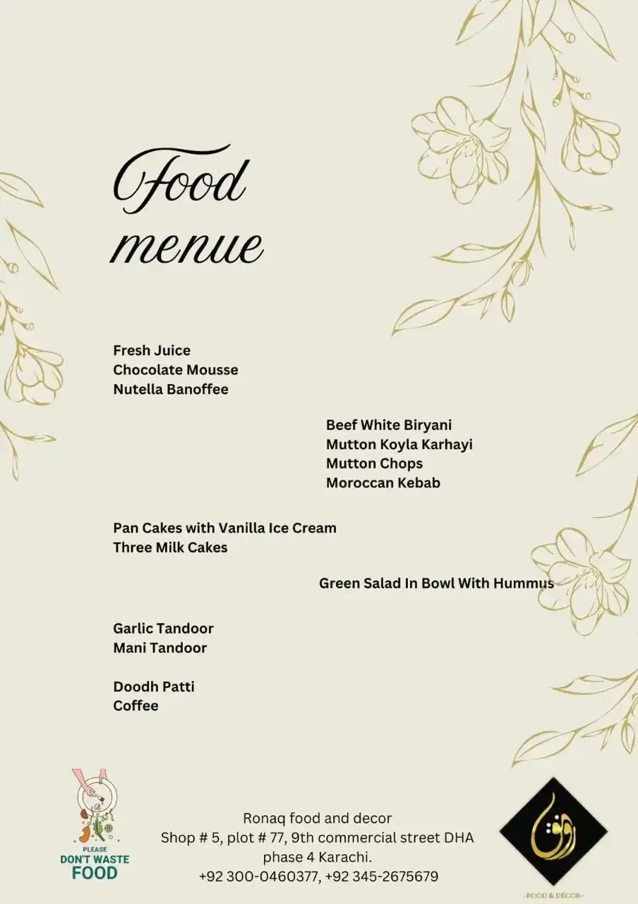 buffet catering setup 1 by Ronaq Foods
