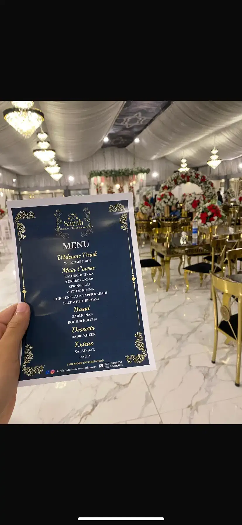 barat food arrangement 2 by Sarah Caterers
