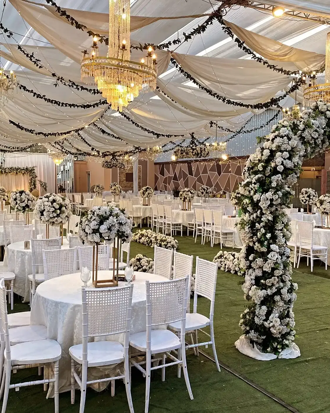 themed wedding stage 2 by Sarah Palace Lawn