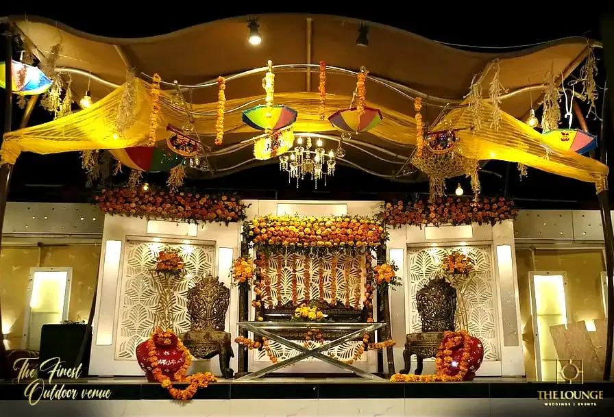 outdoor wedding setup 3 by The Lounge Wedding and Events