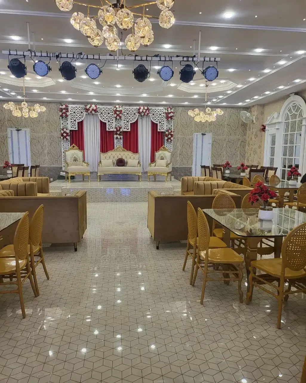 outdoor wedding setup 3 by Victoria Palace Ballroom