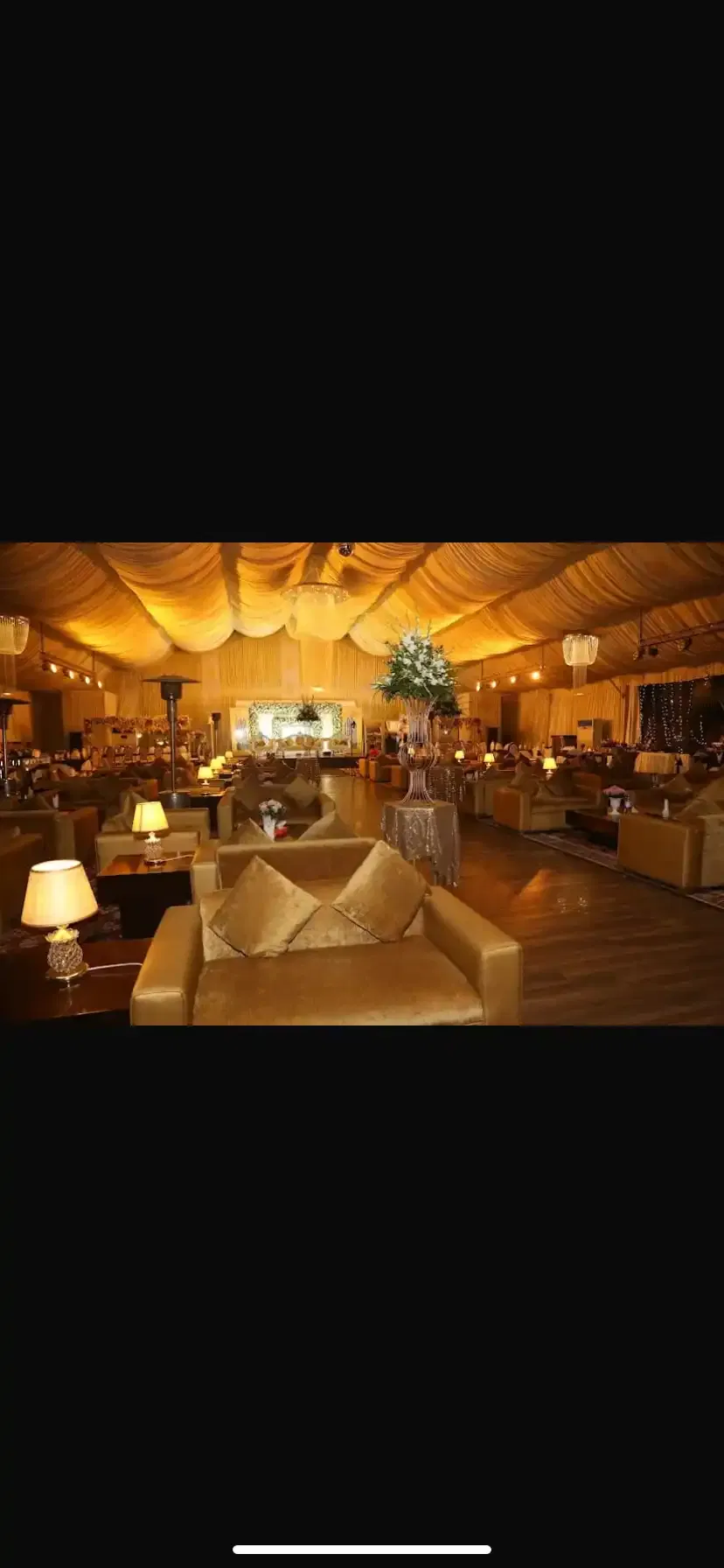 outdoor wedding setup 3 by Vista Executive Marquee