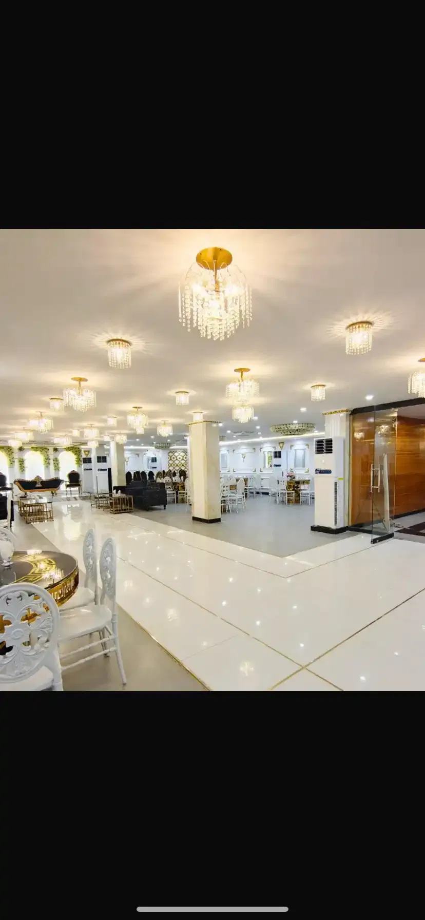indoor banquet lighting 5 by Zaara Royal Ballroom