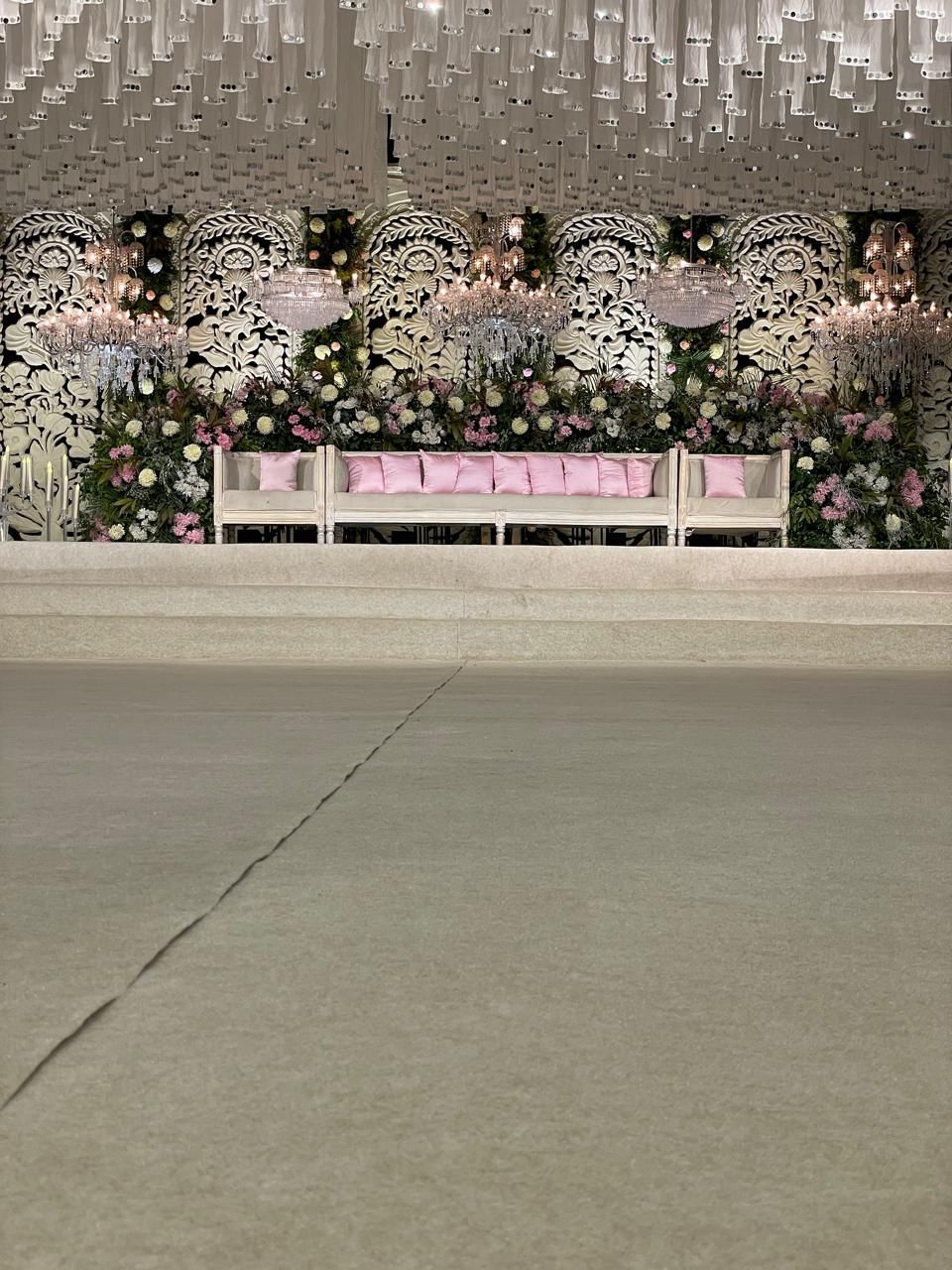 mehndi stage setup 2 by Afsana Event Planners