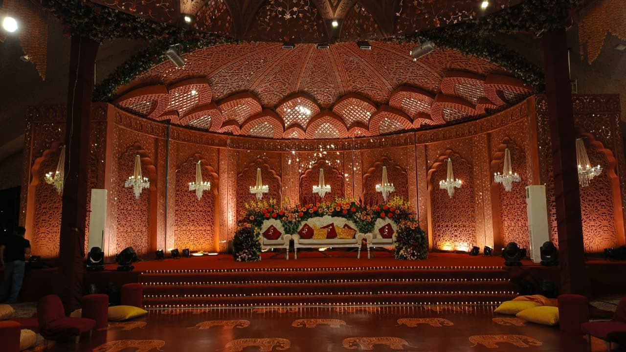 themed wedding stage 2 by Grand Nexus Marquee