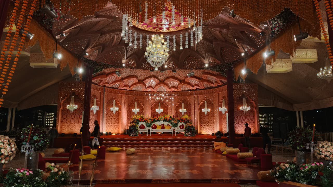 outdoor wedding setup 3 by Grand Nexus Marquee