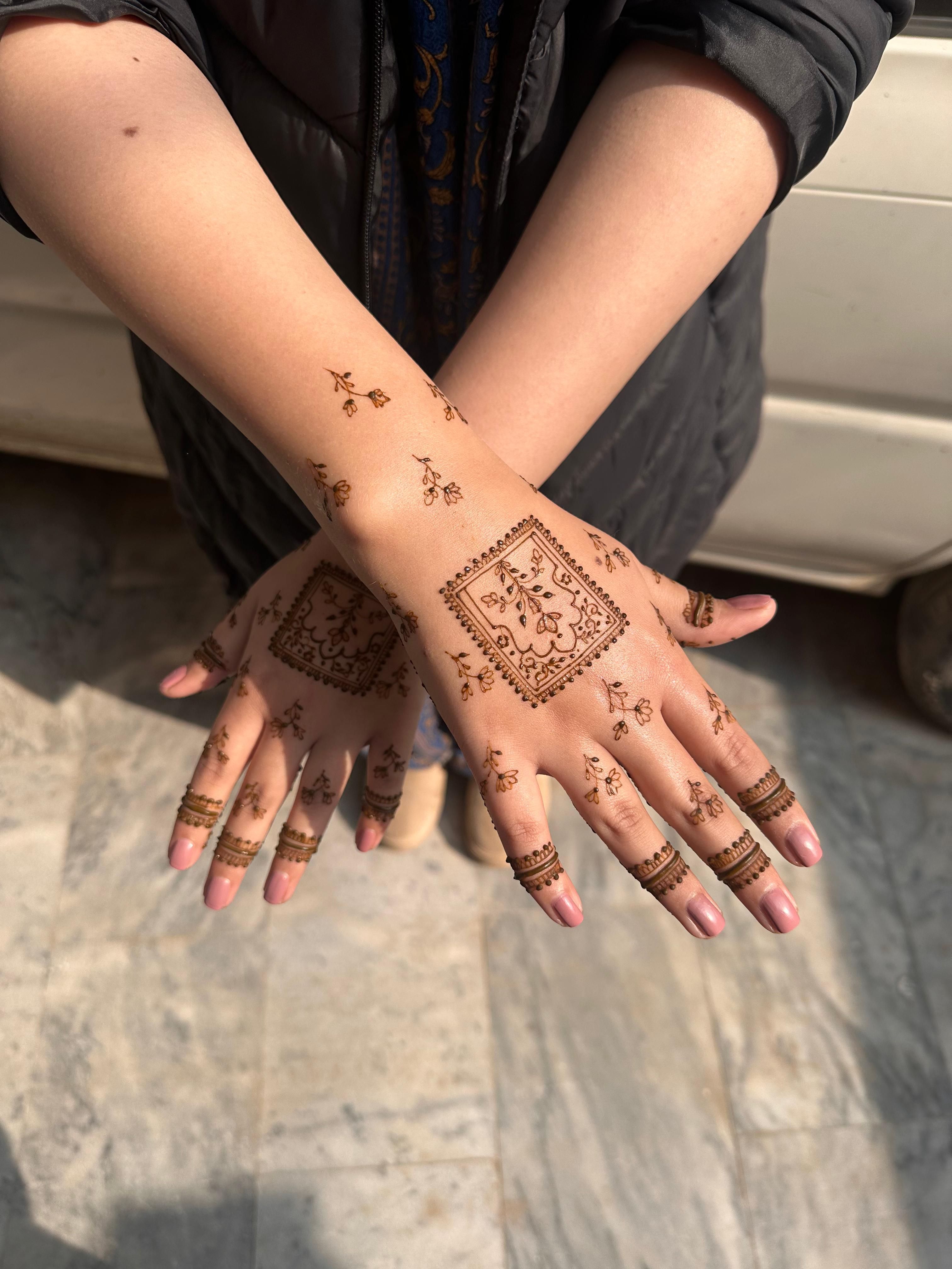 full hand mehndi 3 by Henna By Amber
