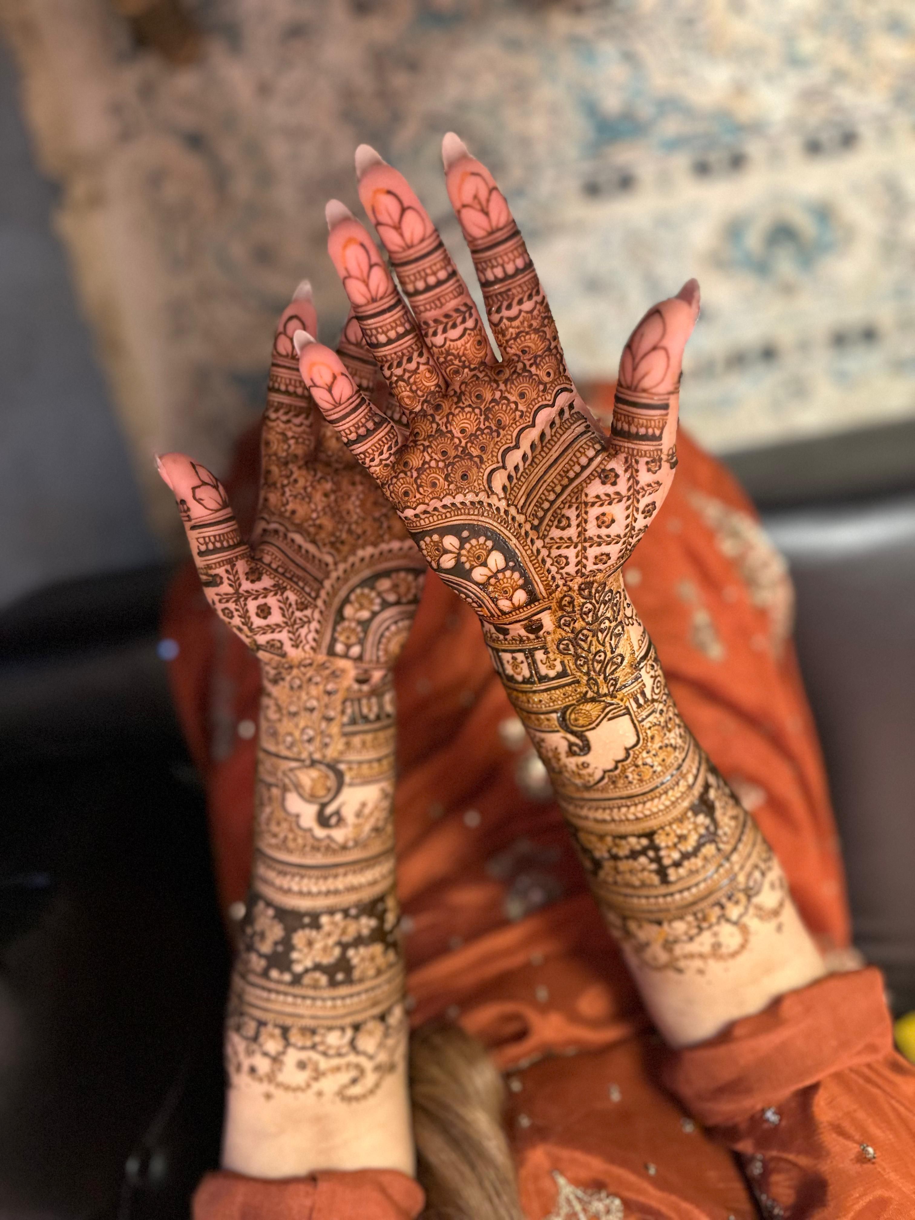 feet mehndi pattern 5 by Henna By Amber
