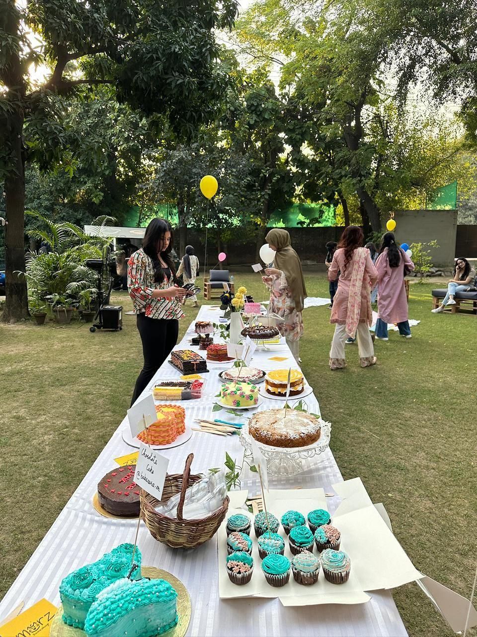outdoor wedding setup 3 by Lot Six