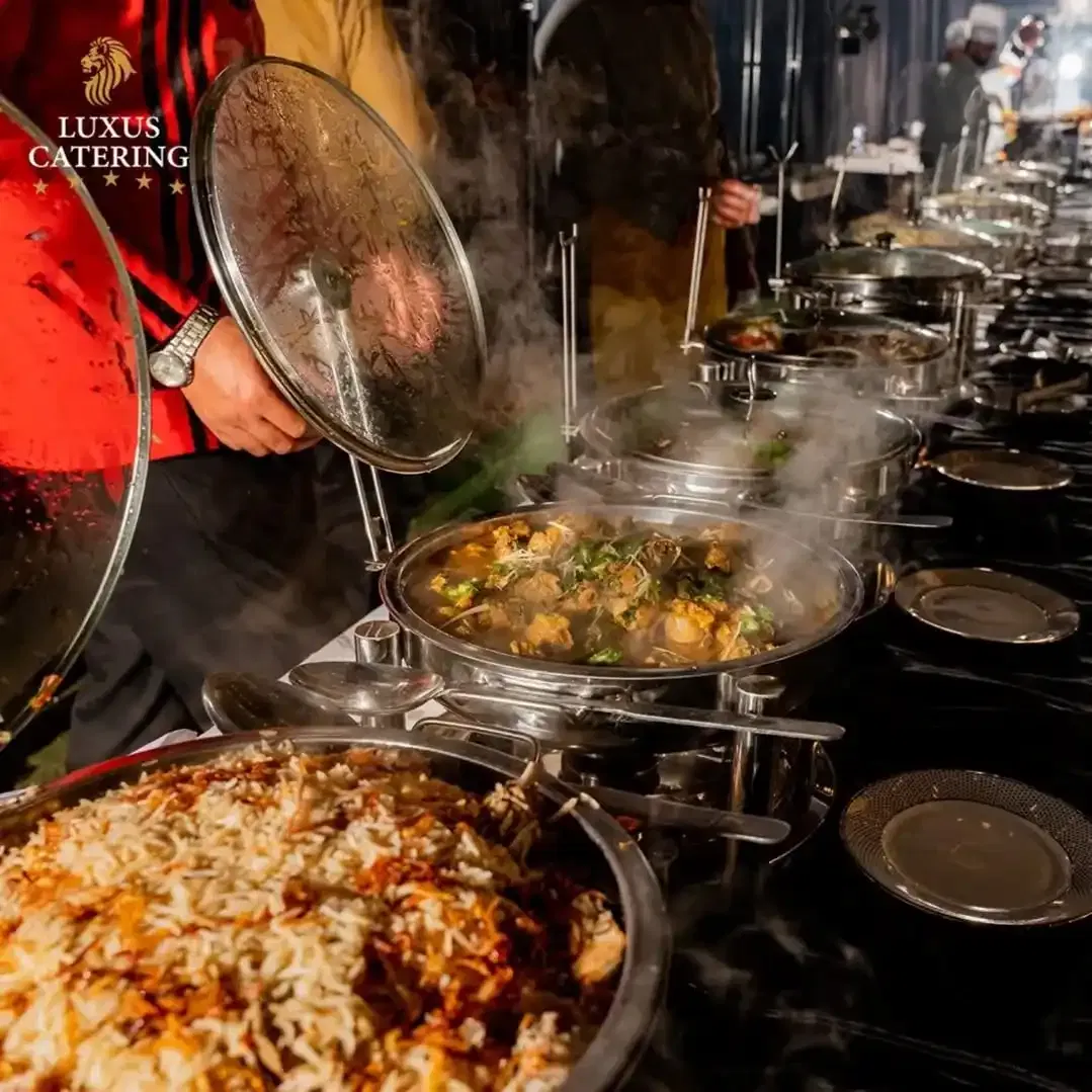 barat food arrangement 2 by Luxus Catering