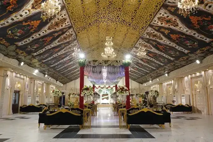 themed wedding stage 2 by Maqsons Marquee
