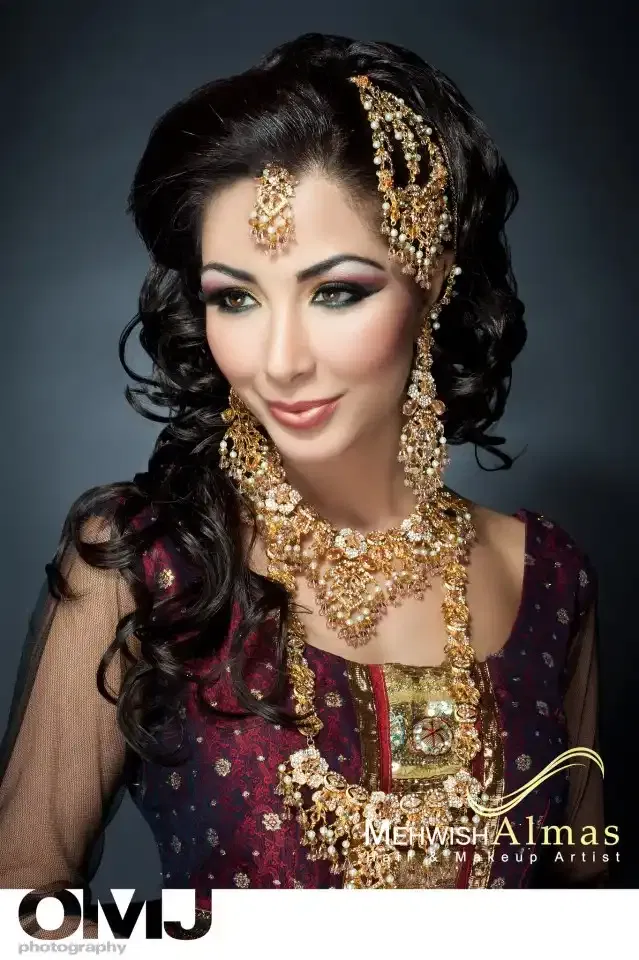 mehndi makeup 3 by Mehwish Almas Salon