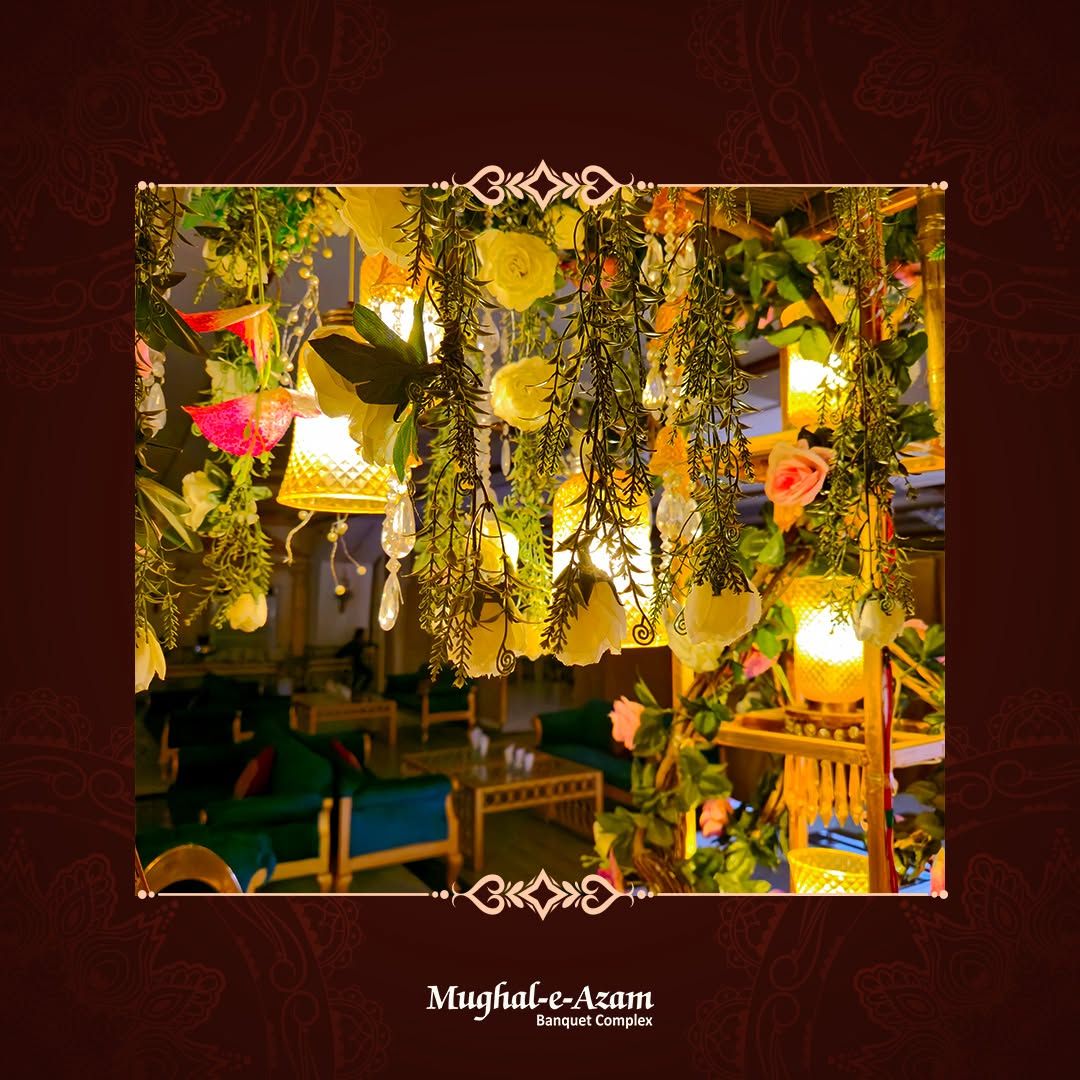 indoor banquet lighting 5 by Mughal e Azam Banquet