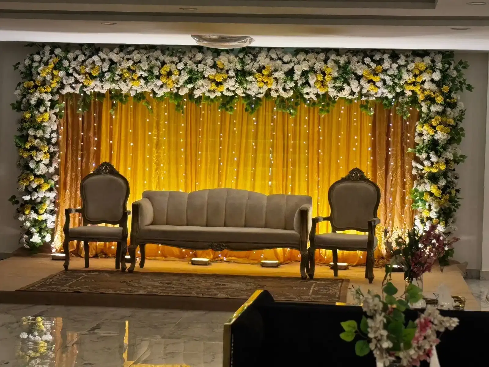outdoor wedding setup 3 by Noor Events