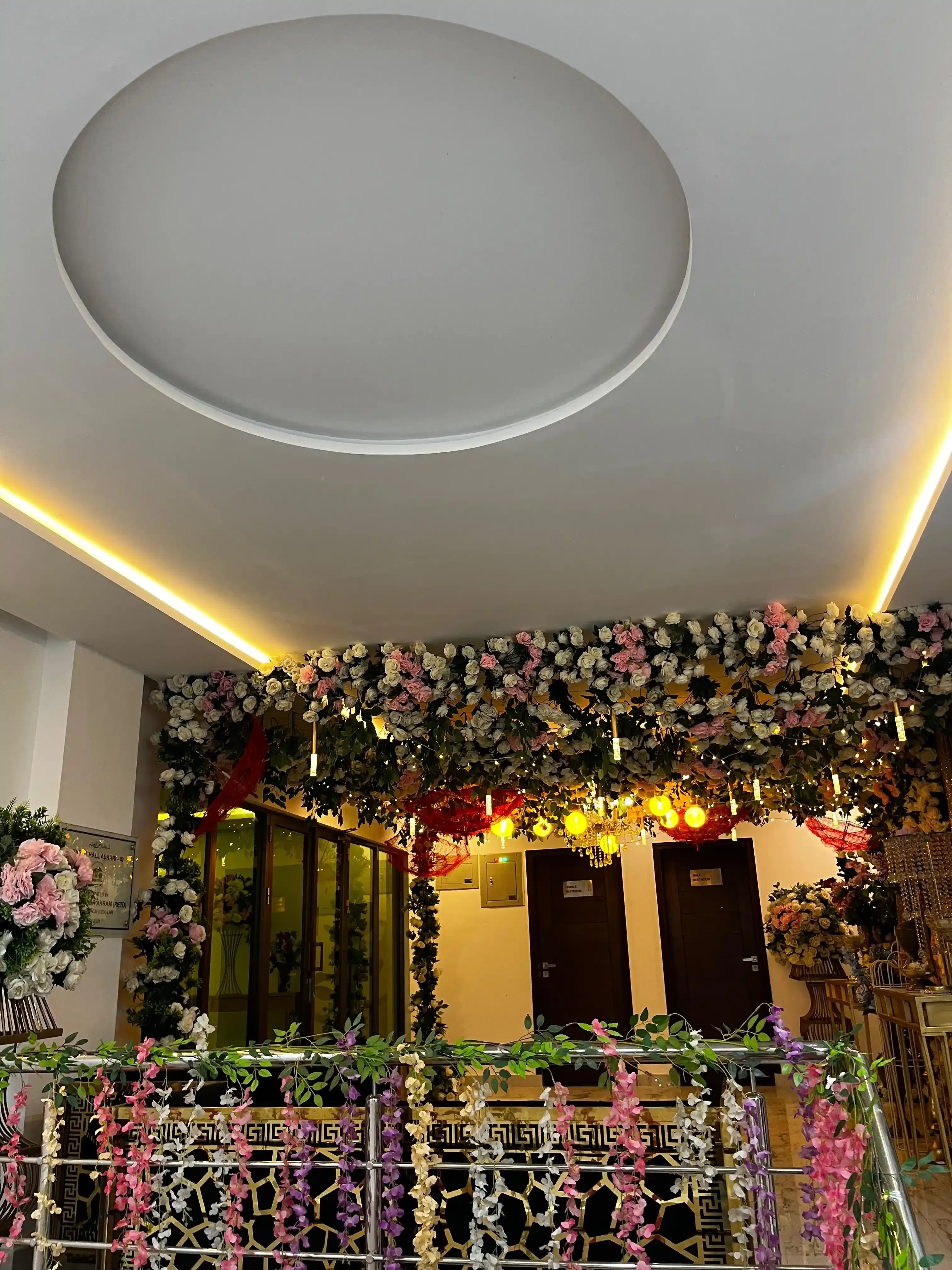 indoor banquet lighting 5 by Noor Events