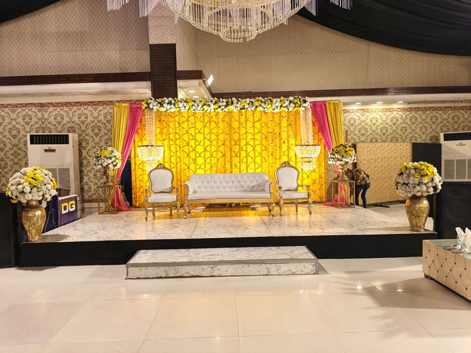 outdoor wedding setup 3 by Eden Marquee