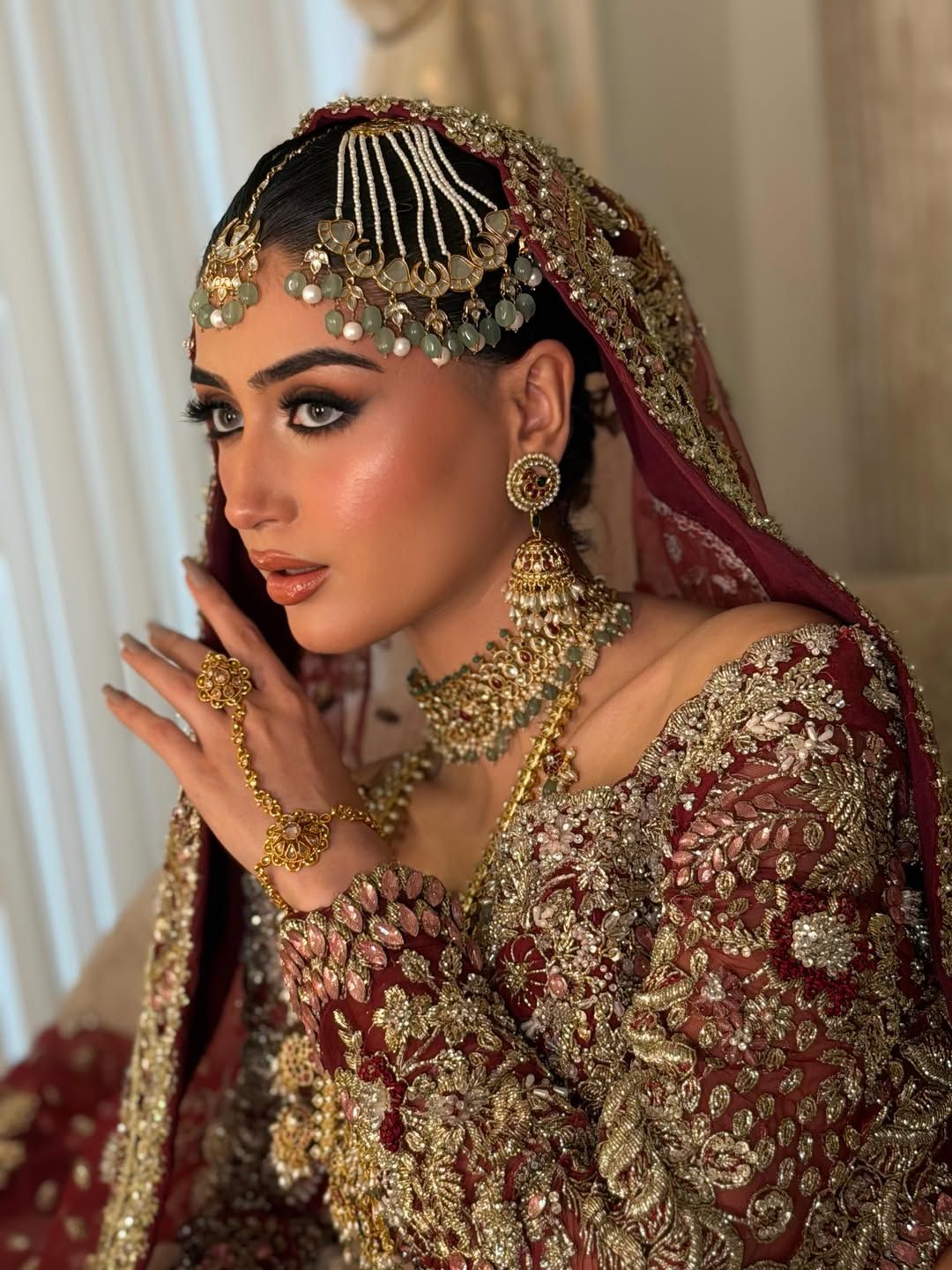 walima bridal makeup 4 by Faiza's Salon