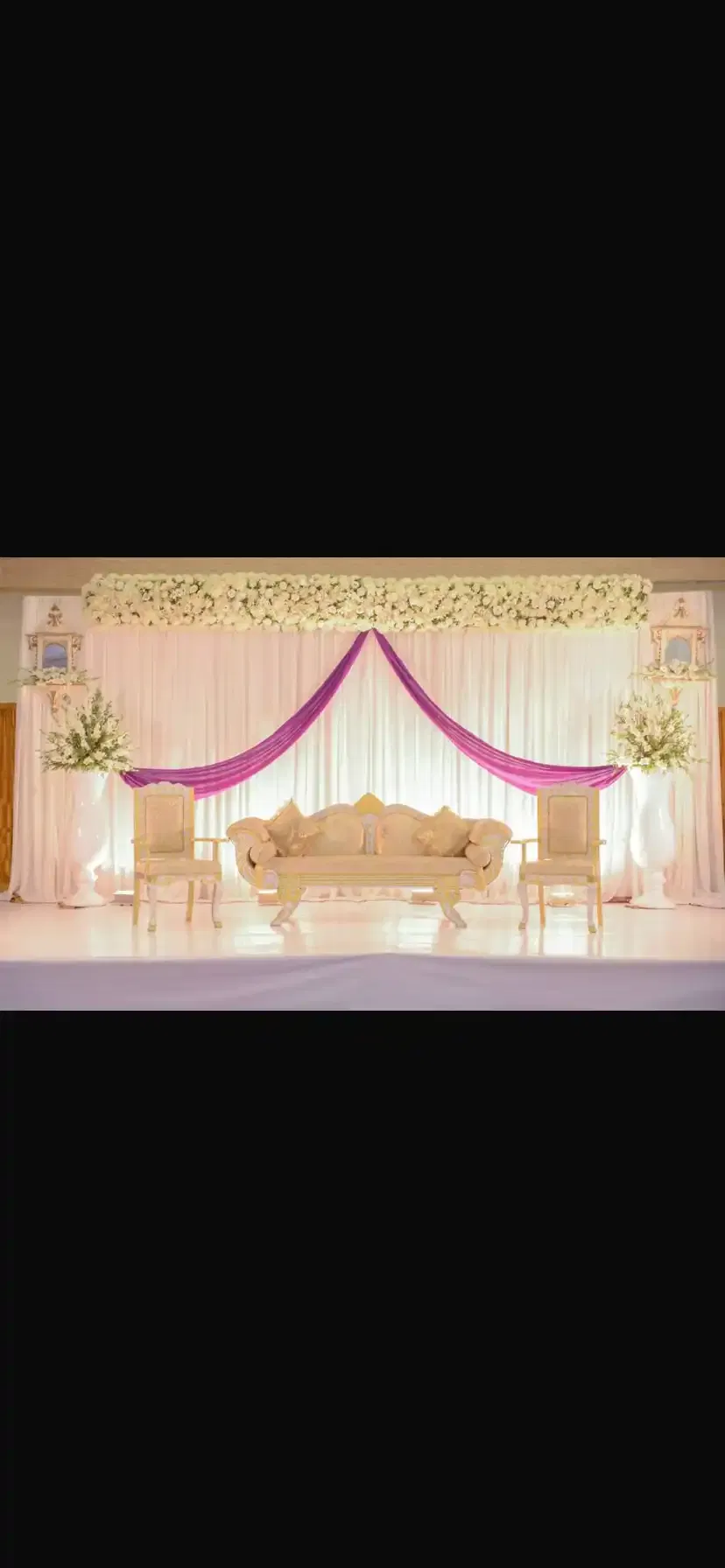 themed wedding stage 2 by Jan's Marquee