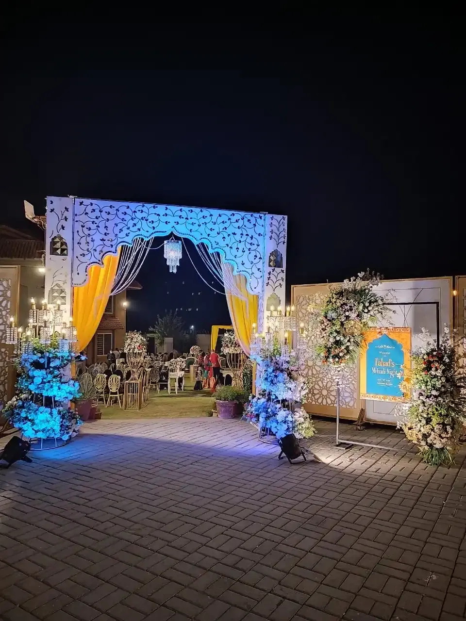 outdoor wedding setup 3 by Jugnu Marquee