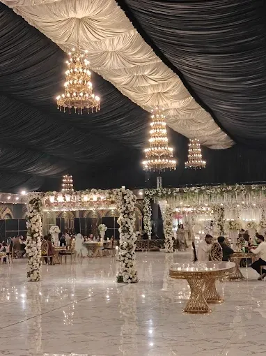 themed wedding stage 2 by Liansa Marquee