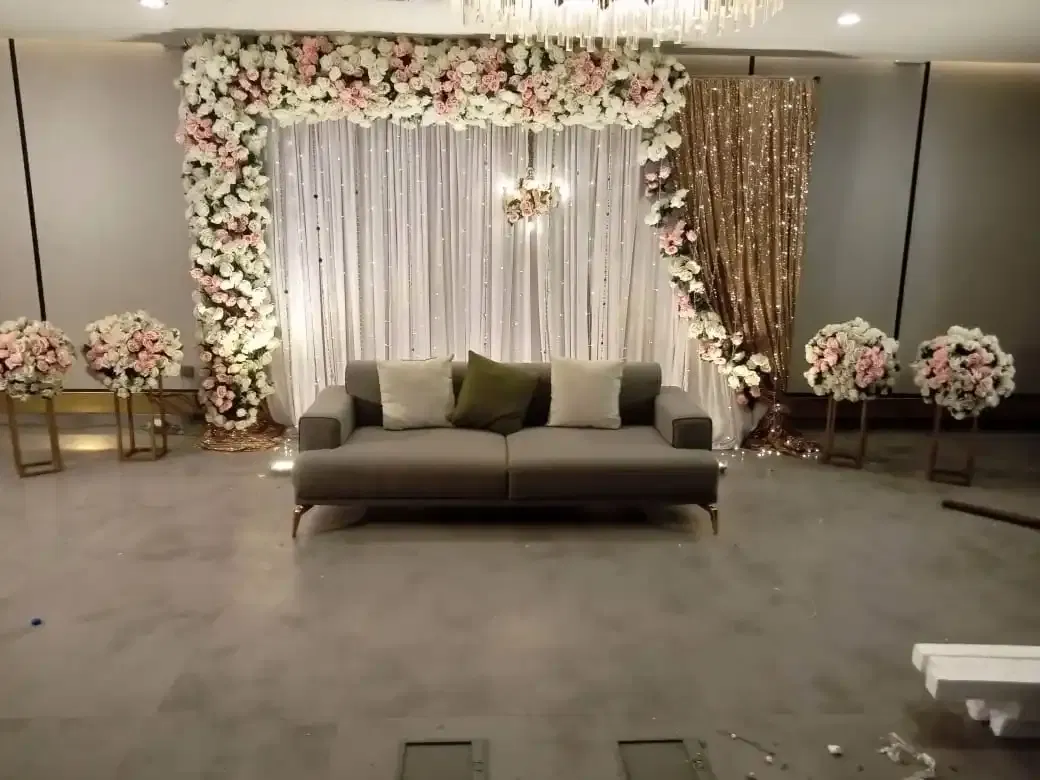 themed wedding stage 2 by Magma Marquee