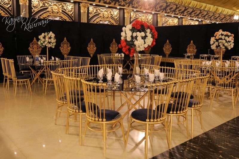 themed wedding stage 2 by Marigold Marquee