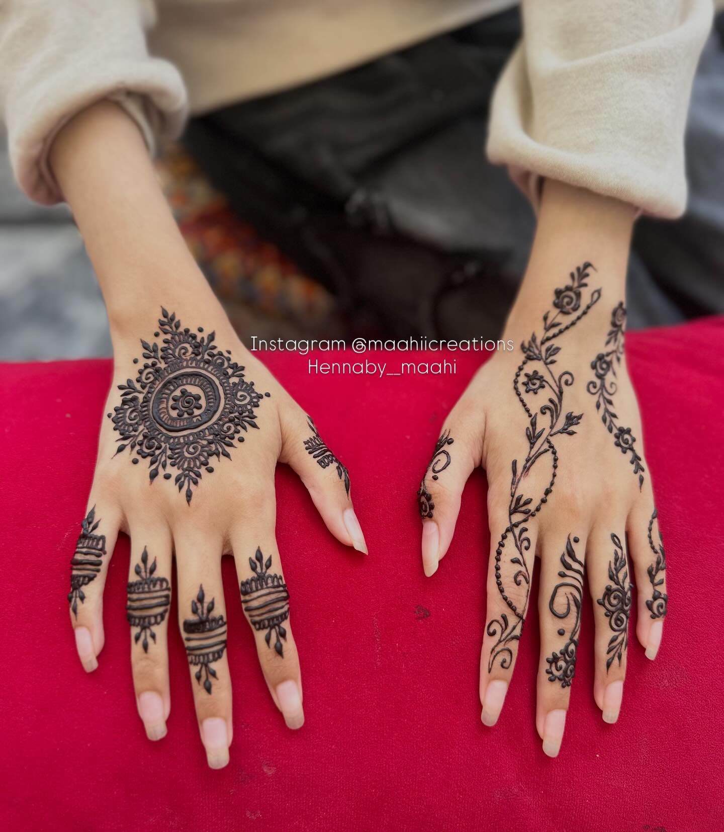 Arabic mehndi design 2 by Mehndi Creation By Mahi
